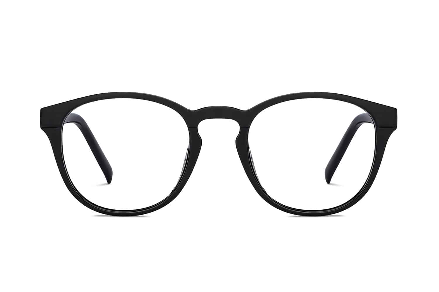 Black Full Rim Round Eyeglasses