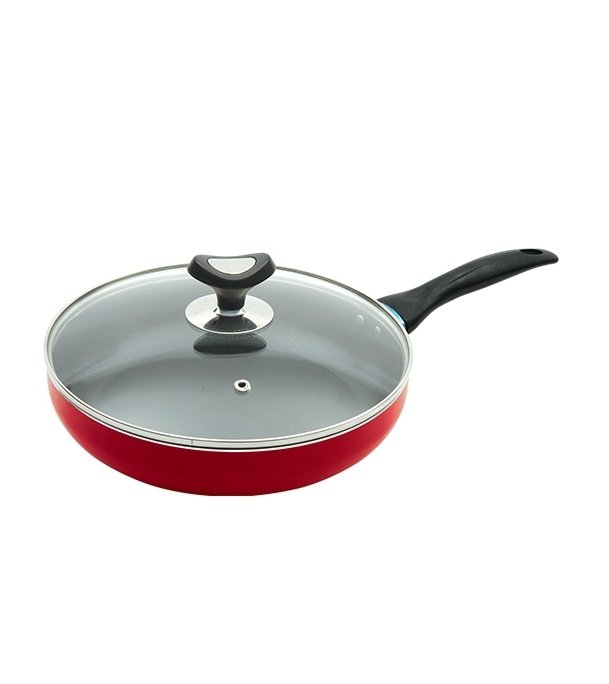 Vision NS Glamour Fry Pan 
with Lid (Marun) -26 CM