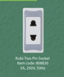 Blaze Rubi Series - Two Pin Socket