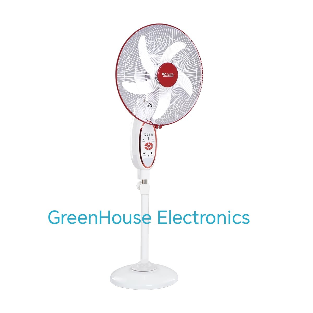 Click Rechargeable Stand Fan - With Remote Control